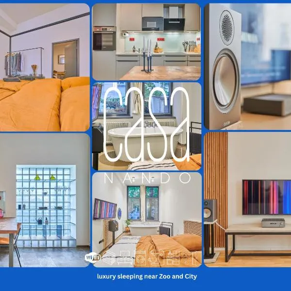 casanando Premium Suites - HiFi Lofts in ruhiger Zoo - und Citylage, hotel en Leipzig