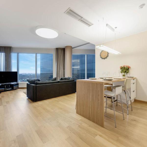 SkyResidence Amazing Luxury View Apartment HIGH23F, Tallinn