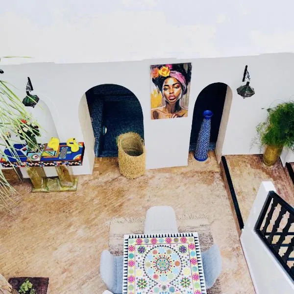 Riad Darna 4 chambres avec piscine et petit déjeuner、マラケシュのホテル