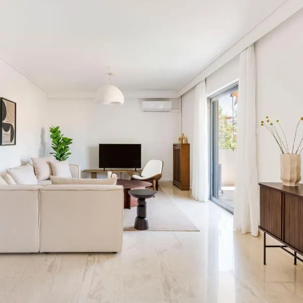 Suburban 3BR Apartment in Marousi, hotel v Aténách