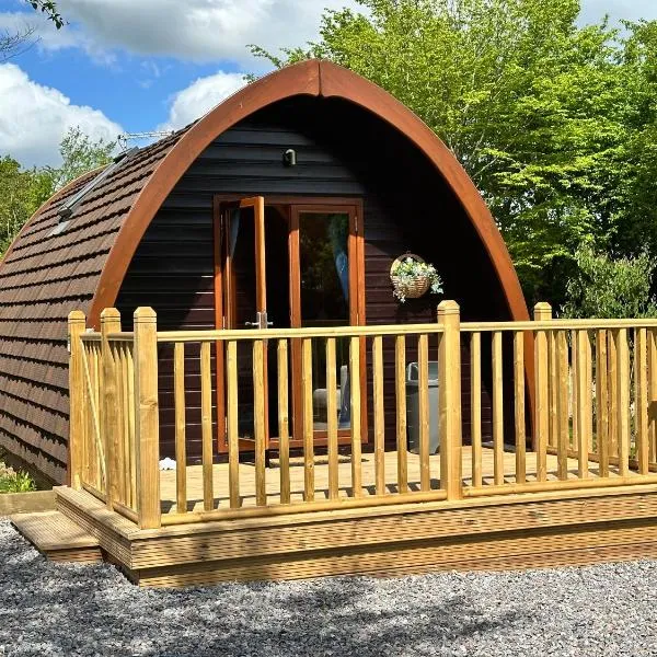 Cosy Pod by The Moor & Fishing, hotel v destinaci Cheriton Bishop