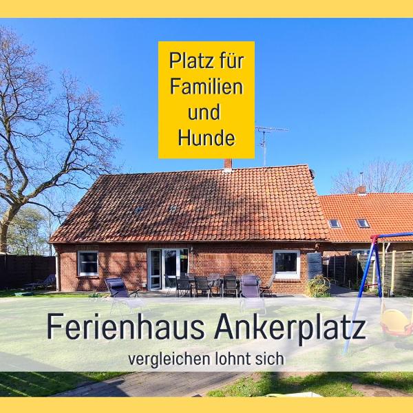 Ferienhaus Ankerplatz Ihlienworth - Top bewertet von Hundehaltern - Hunde willkommen, nicht nur geduldet - hoher Zaun -Whirlpoolwanne - Infrarotkabine - familienfreundlich - Wellness - EG barrierefrei, Ihlienworth