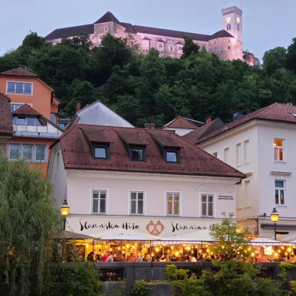 Central Riverside Apartments Meščanka, hotel in Ljubljana