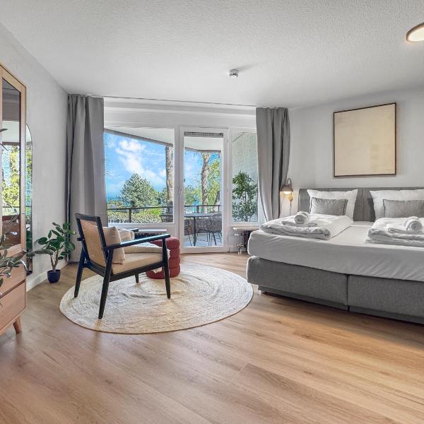 Design-Apartment mit Meerblick, Brodten