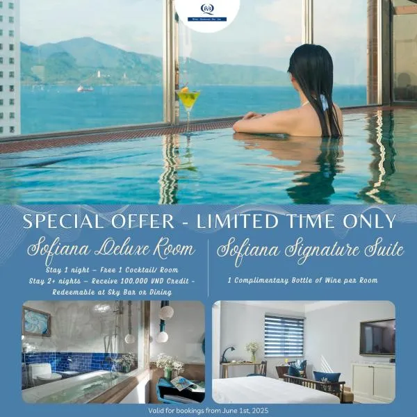 Sofiana My Khe Hotel & Spa- Rooftop Pool Bar, hotel v destinaci Danang