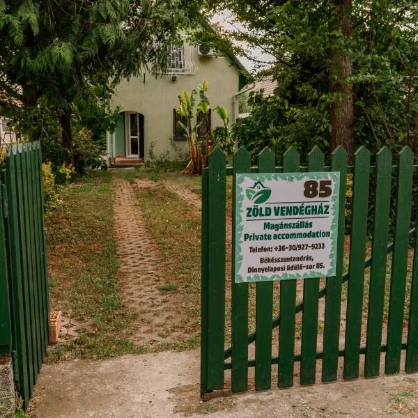 Zöld vendégház, hotell Békésszentandráses