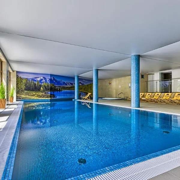 Apartament widokowy "ROCCA VIEW" STONE HILL RESORT z basenem i saunami, hotel ve Sklářské Porubě