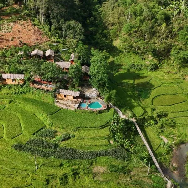 Pu Luong Riverside Lodge、Hương Bá Thướcのホテル