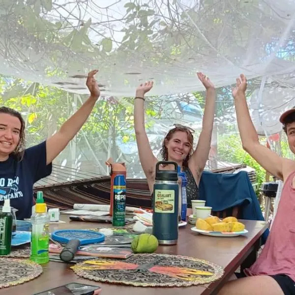 64-99 PLUS-TAX 10FT HOUSE TENT RENTAL SUNBAY BEACH AREA CAMPSITE -Shadowed Fruit Trees -Cozy- Secret Garden Forest HUGE SHOWER -ISLAND HISTORY TOUR n COASTING TOUR- 5 Minutes-Walk to BIOBAY TOUR STATIONS, Restaurants-Esperanza-Sun Bay-Black Sand Beaches, hotel a Vieques