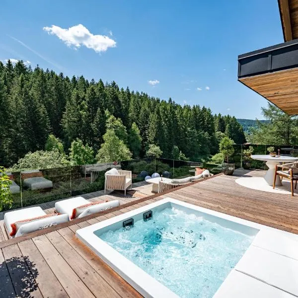 Domaine Les Terres Bleues, hôtel à Xonrupt-Longemer