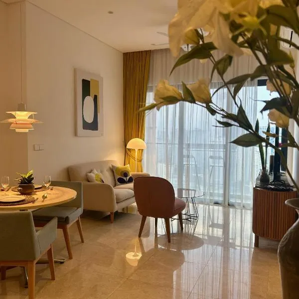 1BR condo with Amazing KLCC View & Infinity Pool at Lalaport Bukit Bintang, hotel in Kuala Lumpur