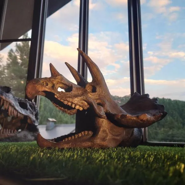 恐竜博物館まで車10分バーベキュー機材無料貸出勝山ファミリーログハウス今日のおうち, hotel in Katsuyama