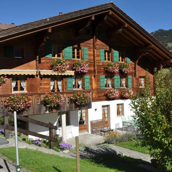 Alpenchalet Spiher-Studio und ein weiteres Schlafzimmer, hotell sihtkohas Gstaad