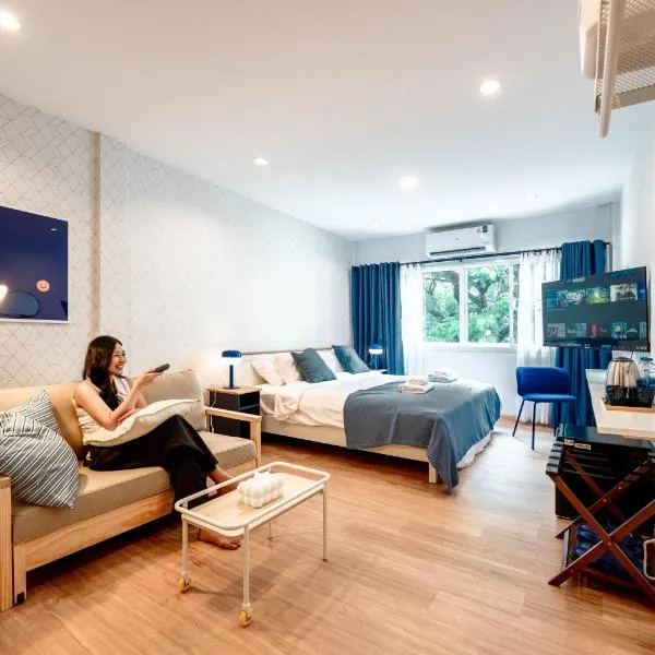 Blue House 191 Hometel、Chinatownのホテル