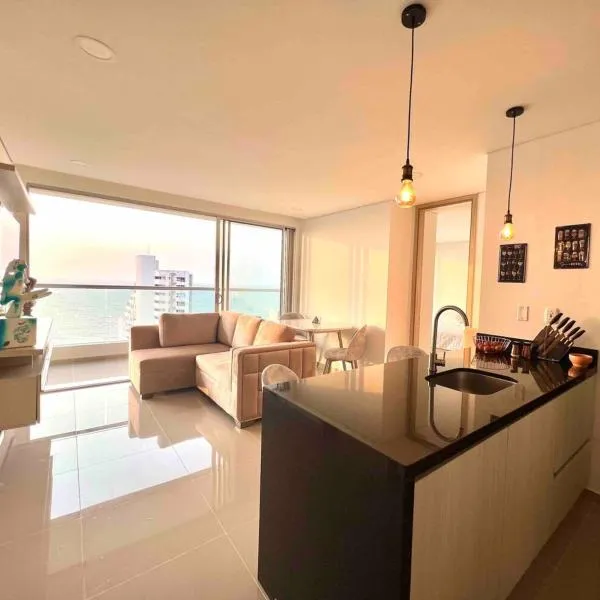 Apartamento Moderno y Lujoso con vista al Mar PISO19 - Cerca a la Ciudad Amurallada, hotel v destinaci Cartagena