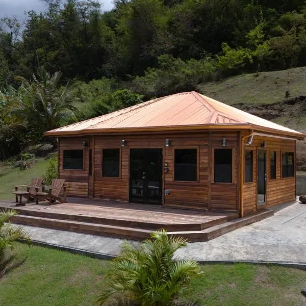 Grenada Countryside Cabin, hotell i Baillies Bacolet
