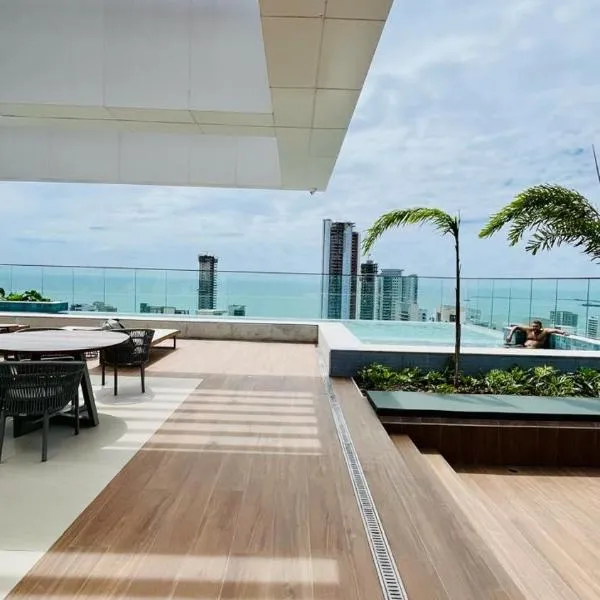 Studio a 500 m da Av Beira Mar BC Meireles, hotel em Fortaleza