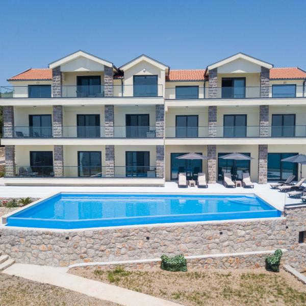 Veslo Sea Blue Apartments - Lustica, Begovići
