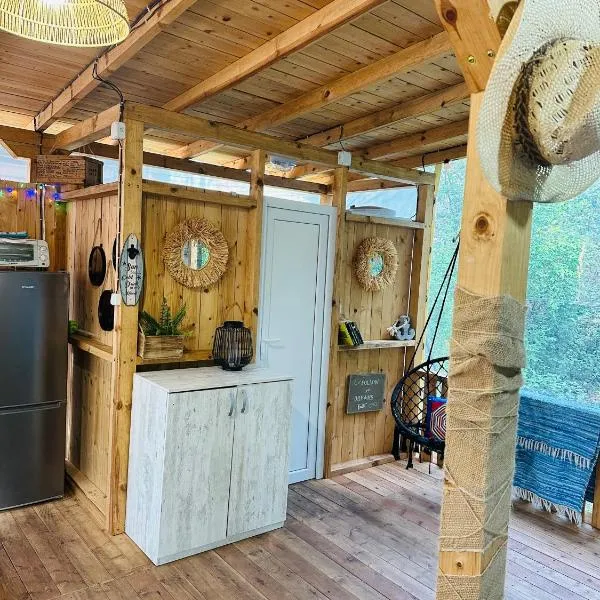 Каравана Синята Маймуна плаж Градина # RV Blue Monkey on the beach, hotel v destinaci Černomorec