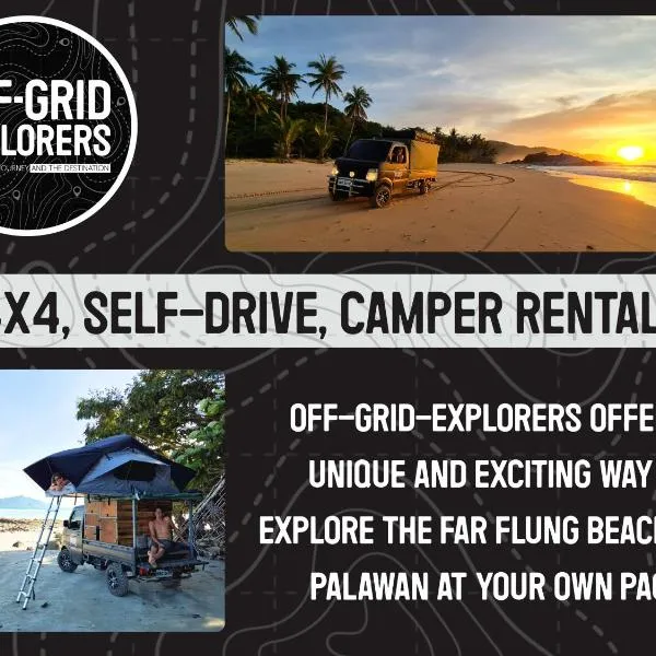Off Grid Explorers - 4x4 Campers!, хотел в Ел Нидо