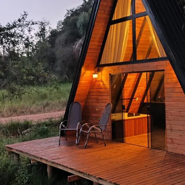 Chalé Riacho - Cabana em Contenda - Chalé romântico com hidromassagem, Hotel in Contenda