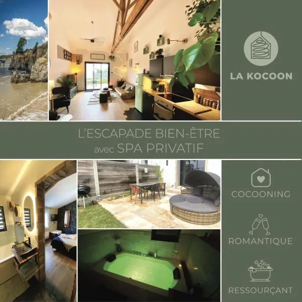 Maison romantique avec Balnéo Duo, hotel in La Bernerie-en-Retz