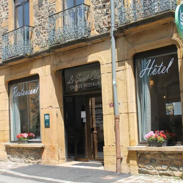 Logis Hôtel Le Saint Clément, hotel in Saint-Clement-sur-Valsonne