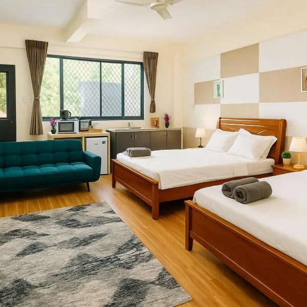 Apia Studio w 2 Beds, Secure, AC, Washer, Dryer, Kitchen, WiFi, отель в Апие