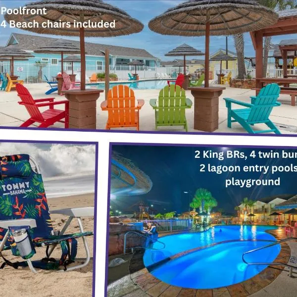 Pirates Bay #118 The LUV Shack poolfront townhome, Hotel in Port Aransas