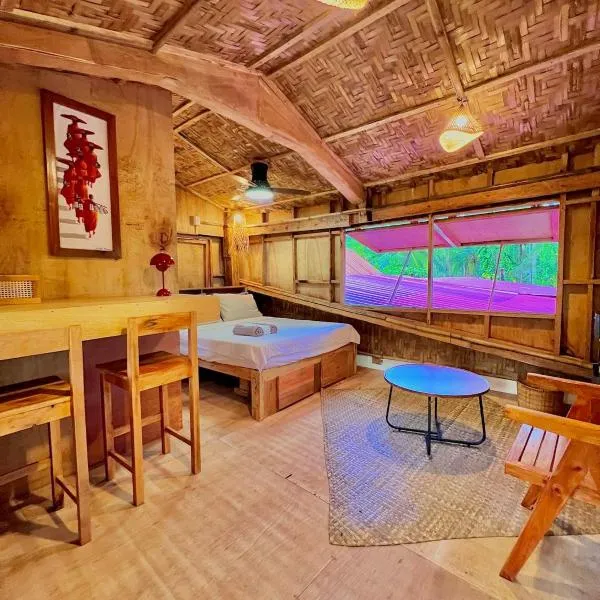 Fully Private, Beach Access, Native Cottage, Queen Bed, AC, WiFi, ξενοδοχείο σε General Luna