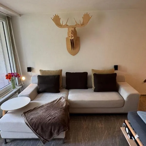 Stylish Alpine Studio in Davos, Wifi & Netflix, hotel en Davos