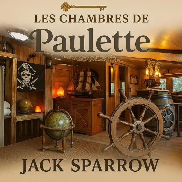 Les Chambres de Paulette Chambres à Thème Jack Sparrow, hotel in Sainte-Marie-la-Mer