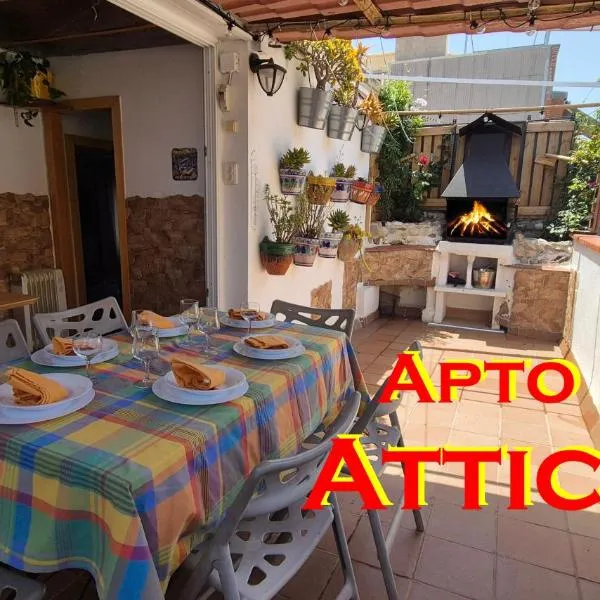 Ático, terraza y Barbacoa, hotel in Barcelona