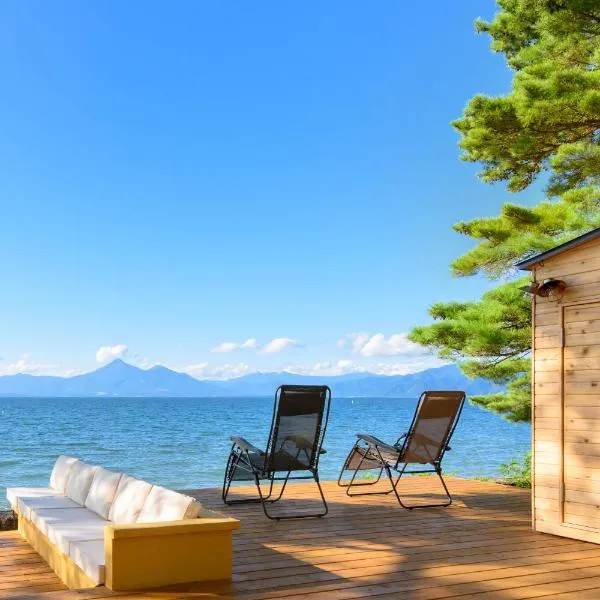 Lakehide Konan - 湖畔の貸別荘 - サウナ使い放題 - 1棟貸切, hotell i Koriyama