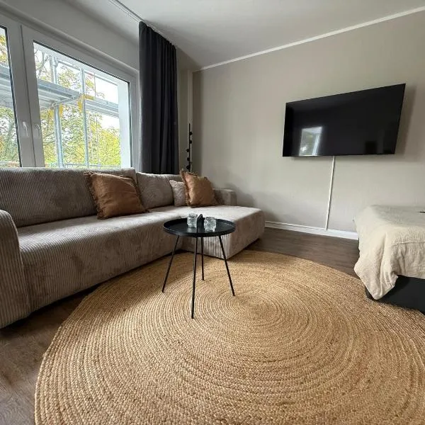 Messe Essen, Modernes Apartment mit Küche, Balkon & Self-Check-in – hotel w mieście Essen