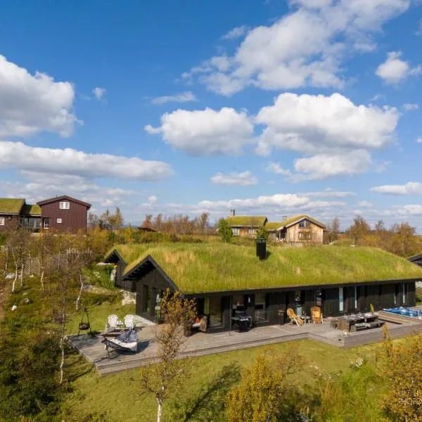 Nydelig og Moderne hytte på Kikut Geilo - 6 senger, 4 soverom og jacuzzi, hotel en Geilo