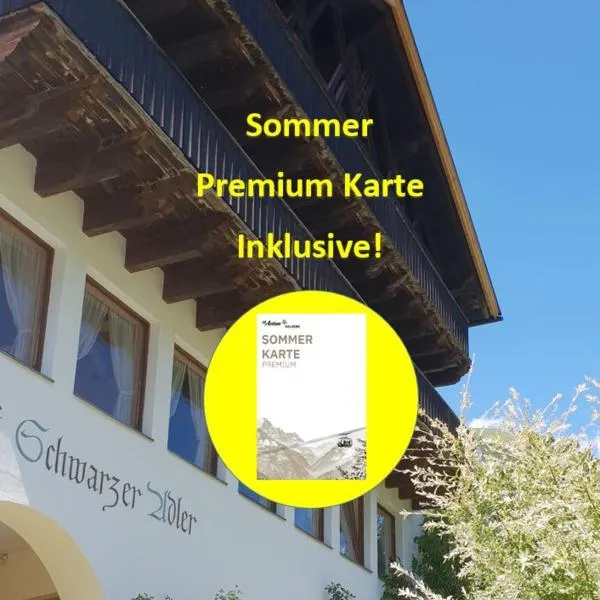 Hotel Schwarzer Adler, hotel v destinácii Pettneu am Arlberg