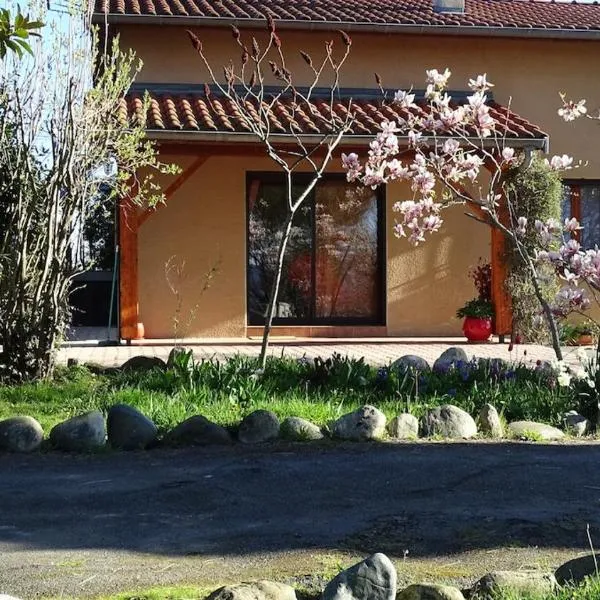 Gîte Au-delà des cimes, hotel in Villeneuve-de-Rivière
