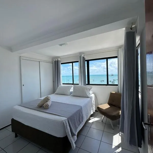 505 facing the sea 2 bedrooms 70m2 total sea view, hotel in Fortaleza