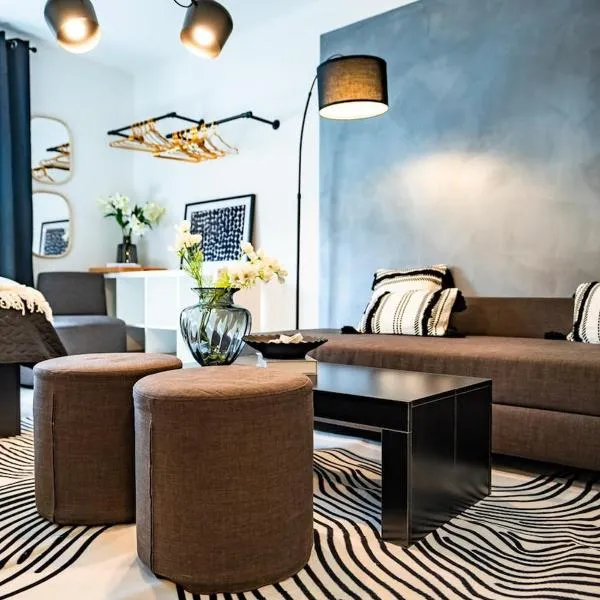 1 BR Apartment - ZENTRAL - BUSINESS - WIFI - KÜCHE - NETFLIX - PARKHAUS, hotel v destinaci Wiesbaden