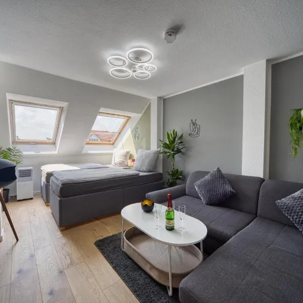 DresdenStay Modern 3 Schlafzimmer Kamin PS4 Kicker, hotel v Drážďanoch