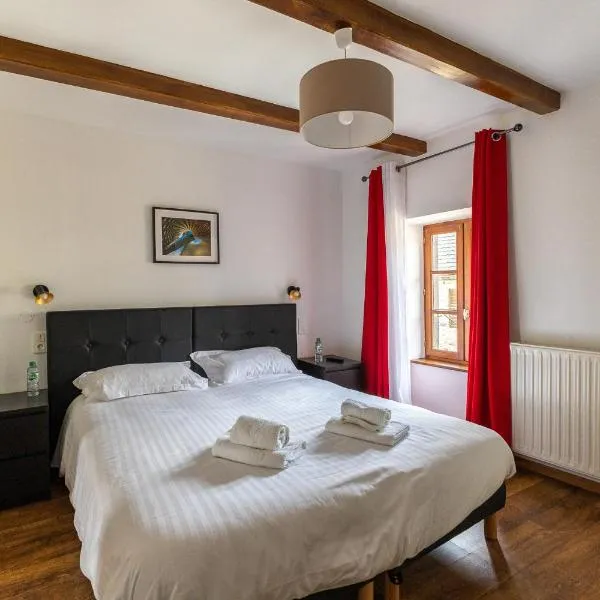 Hostellerie du commerce et restaurant, hôtel à Gelles