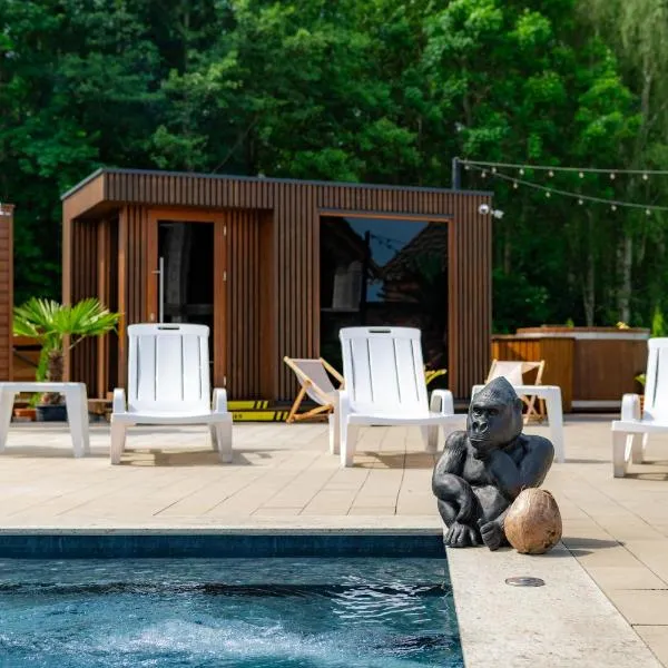 Domki Piaskowa11 Palm Resort & Wellness、ウェバのホテル