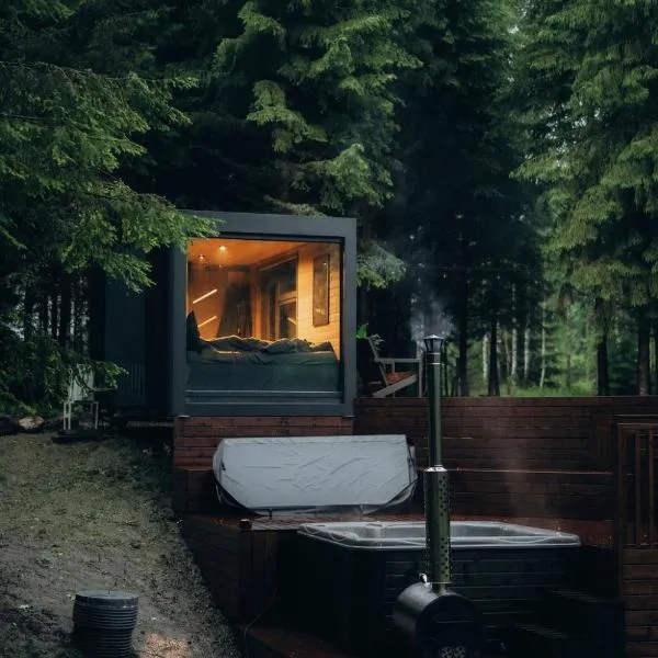 Sidrabgrava - Luxury cabin in woods, hotel in Limbaži