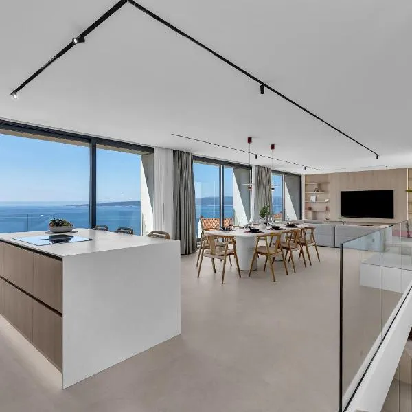 Villa Fragment with private Jacuzzi - Makarska Exklusiv、ブレラのホテル