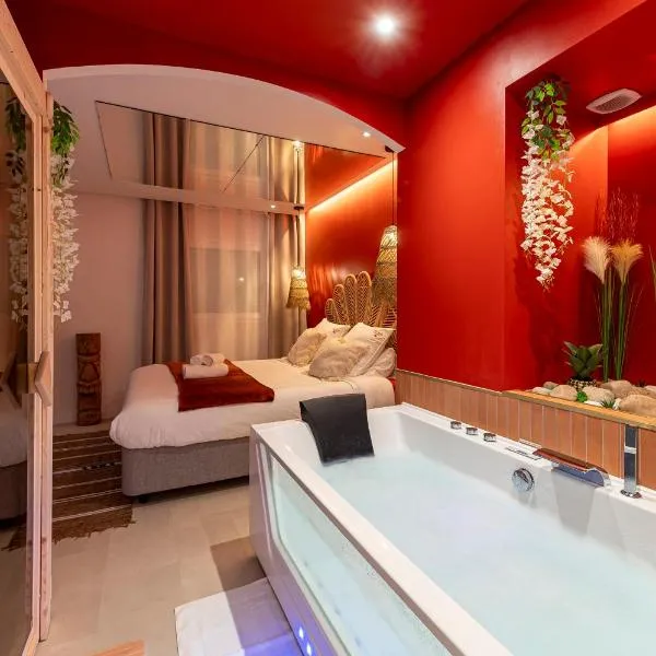 Wellness Suite - Sauna & Spa - BaliRoom, hôtel à Château-Thierry