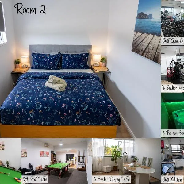 Hot Tub, Ice Bath, Gym, Sauna, Pool Table Coorparoo Haven, hotel in Brisbane