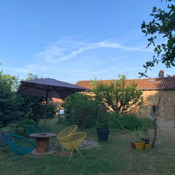 Le refuge du Jardinier,Abzac的飯店