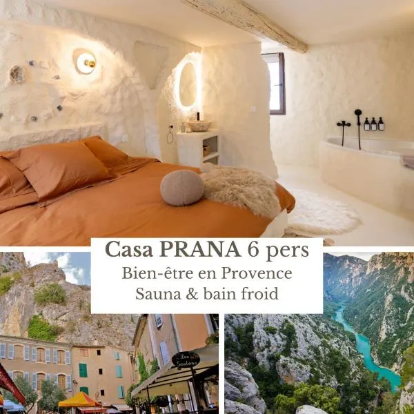CASA ANANTA Appartements bien-être aux portes du Verdon Refuge slow Life et sensoriel jusqu à 12 pers, hotel a La Garde