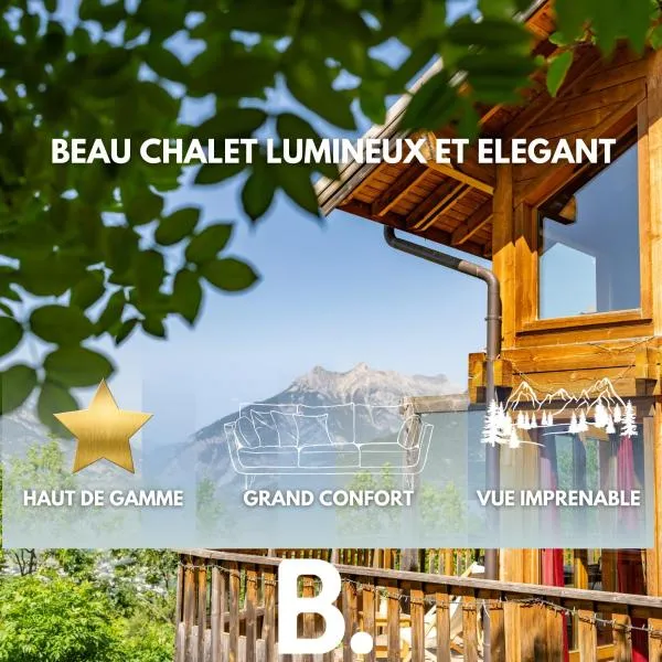 Beau chalet moderne 4 étoiles - Risoul village -My lodge, hotel in Risoul